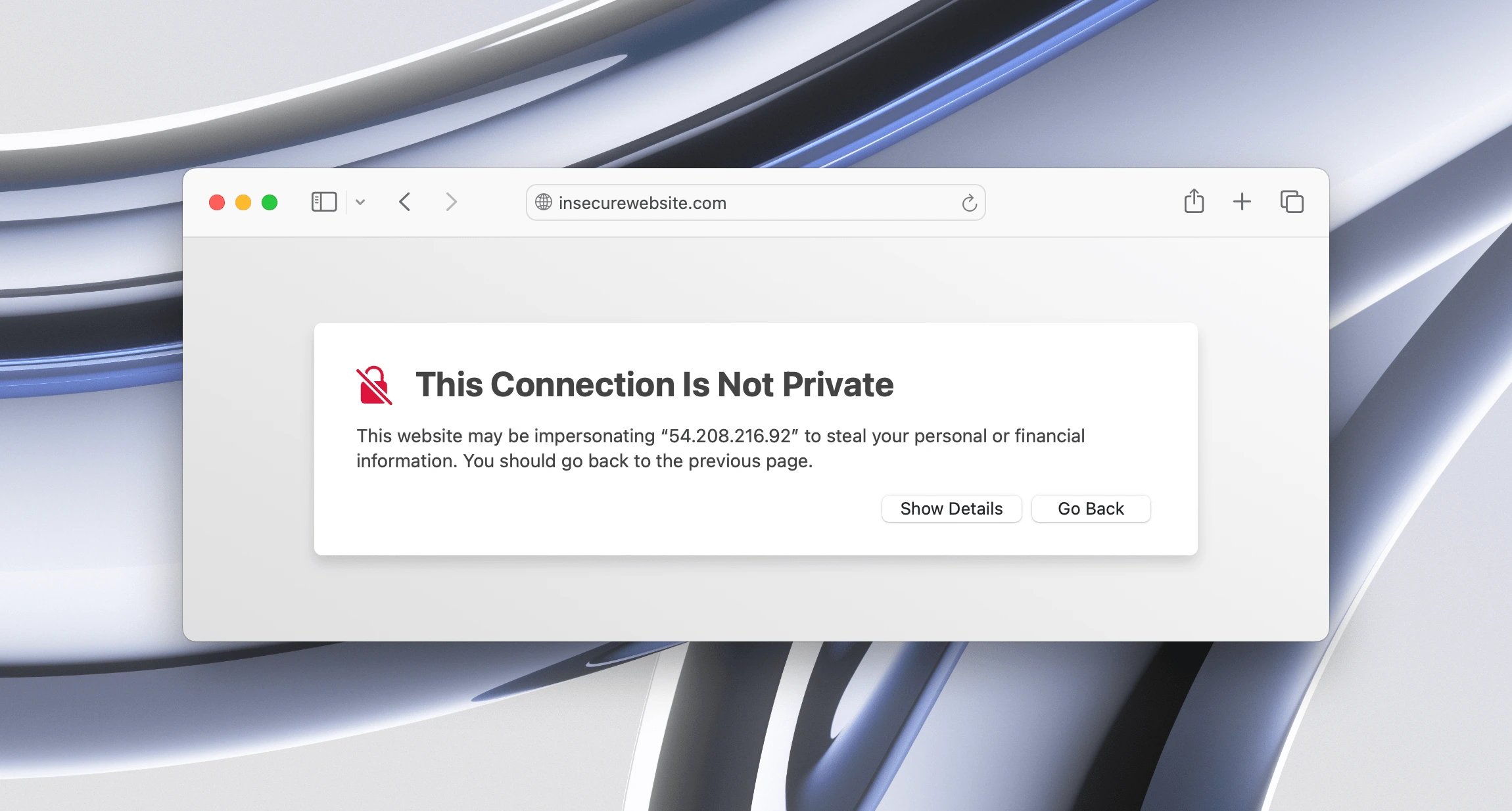 This Connection Is Not Private